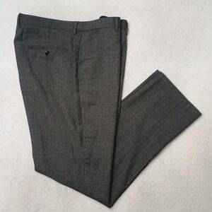 JCrew Pants Mens 36x32 Gray Thompson Slim Wool Blend Flat Dress Slacks Suit